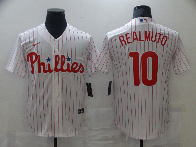 Men Philadelphia Phillies #10 Realmuto White Game 2021 Nike MLB Jerseys->philadelphia phillies->MLB Jersey